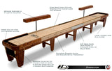 Hudson Dominator Shuffleboard 9'-22' Custom Wood and Stain Options