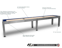 Hudson Brushed Stainless Steel 9'-22' w/Custom Finish Options