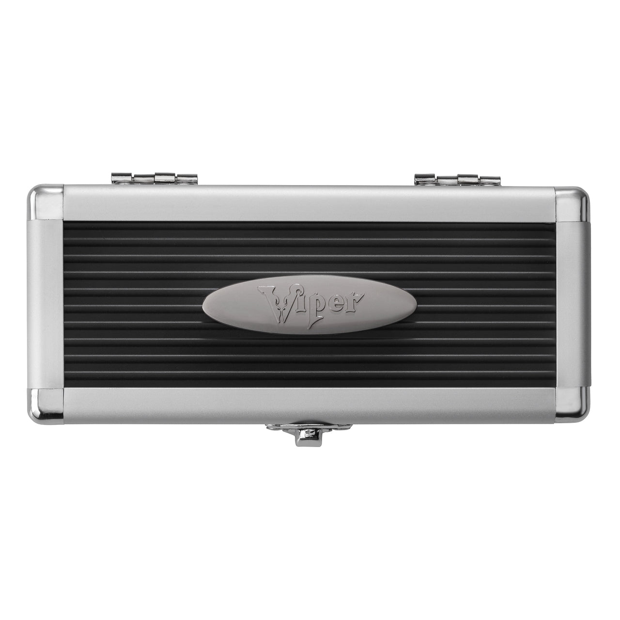 Rectangular black Viper case for Astro Tungsten Soft Tip Darts with green rings, 18g.