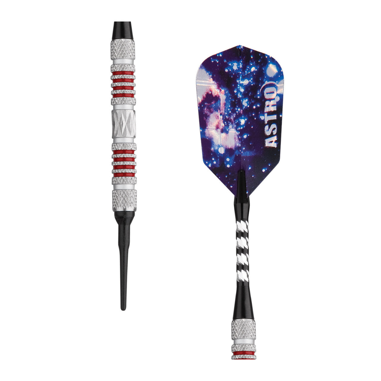 Viper Astro Tungsten Soft Tip Darts Red Rings 18 Grams