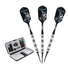Viper Diamond 16g Tungsten Soft Tip Dart Set with black rings, case & accessories shown.