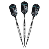 Viper Diamond Tungsten Soft Tip Dart Set, 16g, Black Rings, for electronic dart boards.