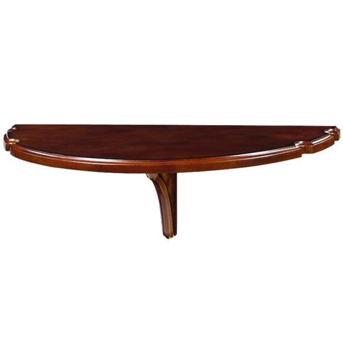 RAM Game Room Wall Pub Table in chestnut, wall-mounted with billiards-inspired design.