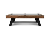 Nixon Billiards Hunter 7' slate pool table, brushed walnut finish, dining top option.
