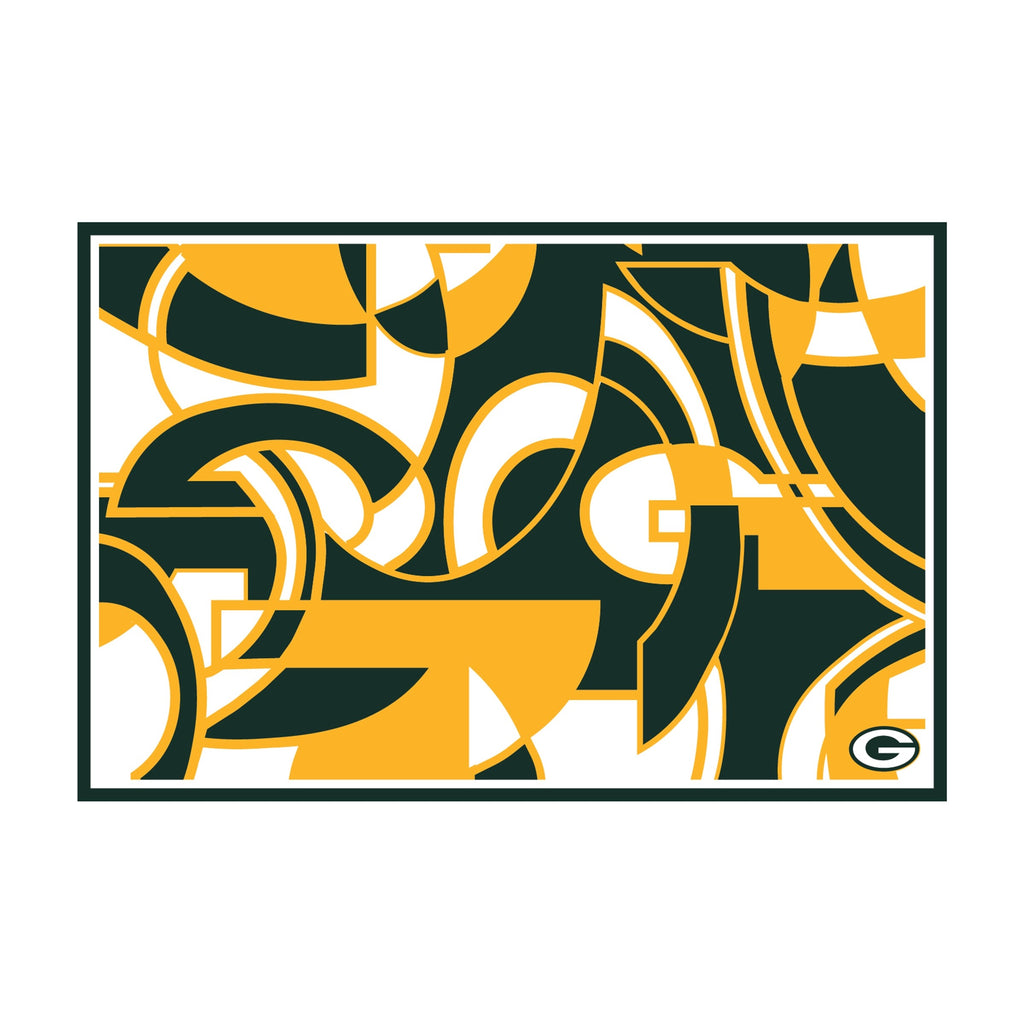 Imperial Green Bay Packers Modern 5' X 7' Tapestry Rug