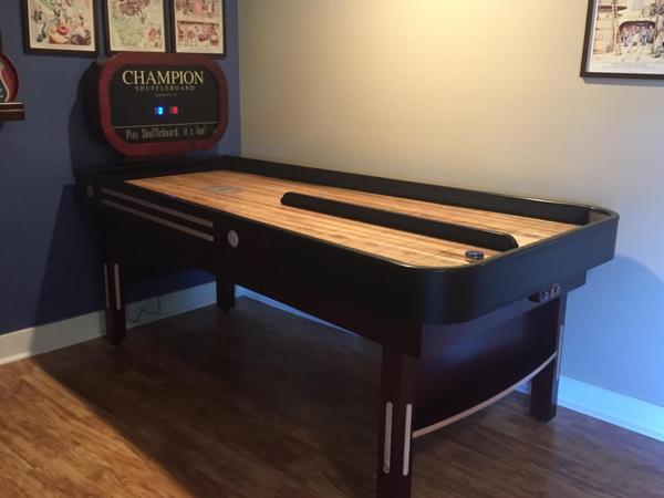 Champion Bank Shot 7' Shuffleboard Table