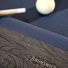 Brunswick Billiards Birmingham 8' Slate Pool Table in Charcoal