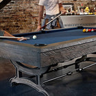 Brunswick Billiards Birmingham 9' Slate Pool Table in Charcoal