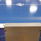 Dynamo 7' Blue Streak Air Hockey Table with Overhead Electronic Scoring (Coin)