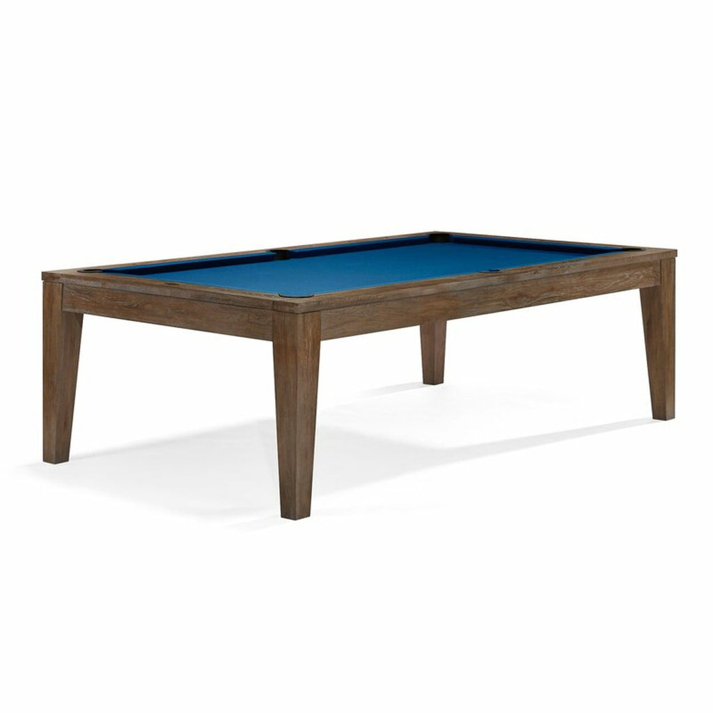 Brunswick Billiards Loft 8' Slate Pool Table: blue felt, sleek lines—modern style for any space.