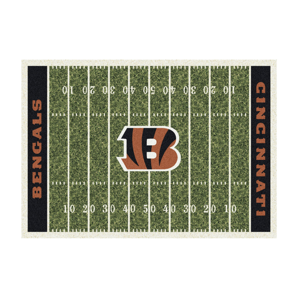 Imperial Cincinnati Bengals 4'x6' Homefield Rug with team logo and name, officially licensed.