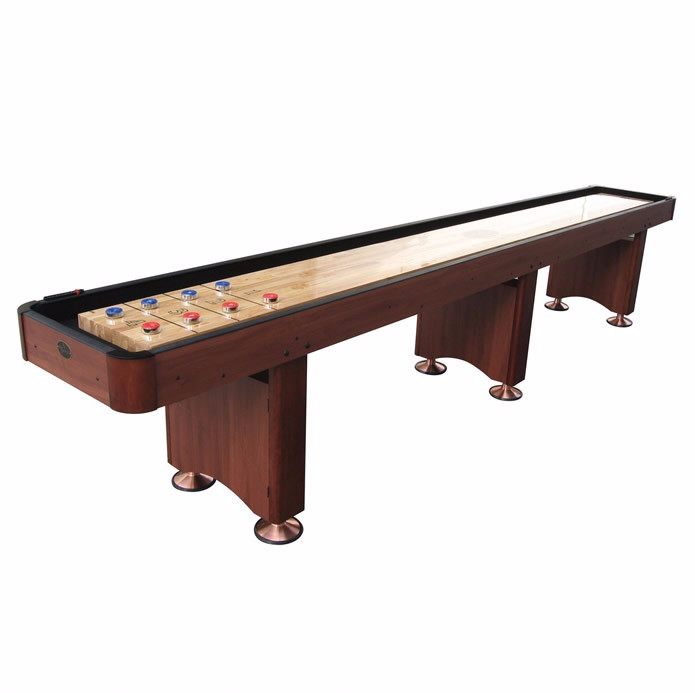 Playcraft Woodbridge 14' Shuffleboard Table in Cherry