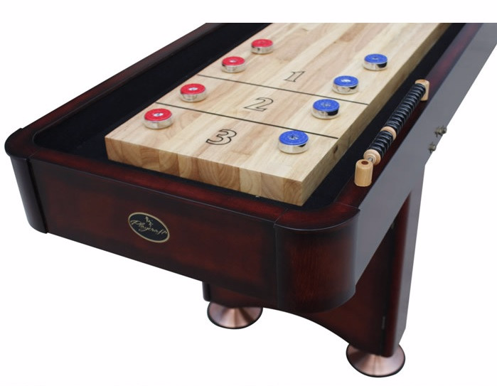 Playcraft Georgetown 12' Shuffleboard Table in Cherry