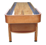 Playcraft Telluride 22' Pro Style Shuffleboard Table in Honey with optional Overhead Electronic Scoring