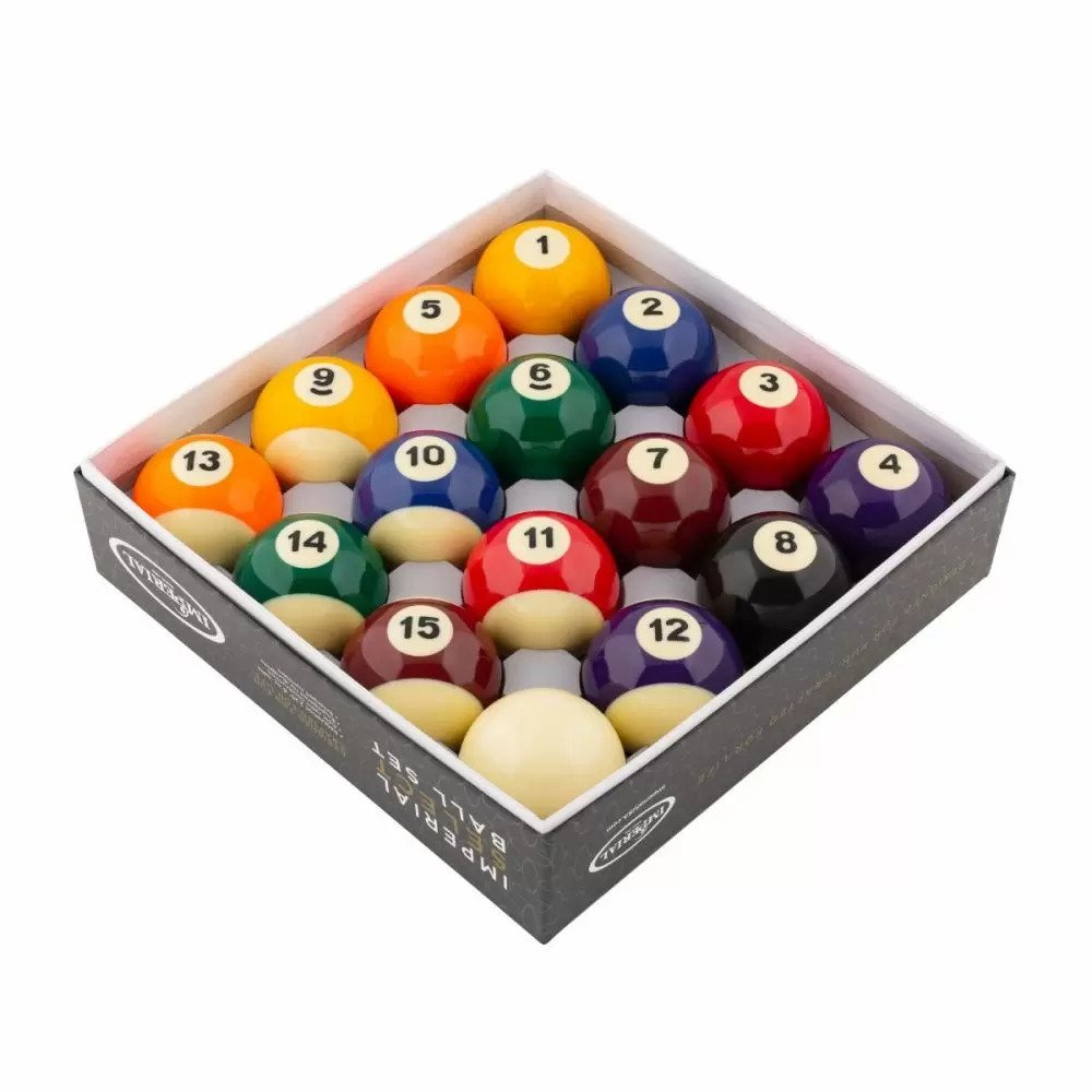 Acme Imperial Essentials Select Package in Whiskey: pool balls arranged numerically.