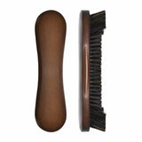 Acme Imperial Essentials Select Package in Whiskey, features a wooden-handled brush with dark bristles.