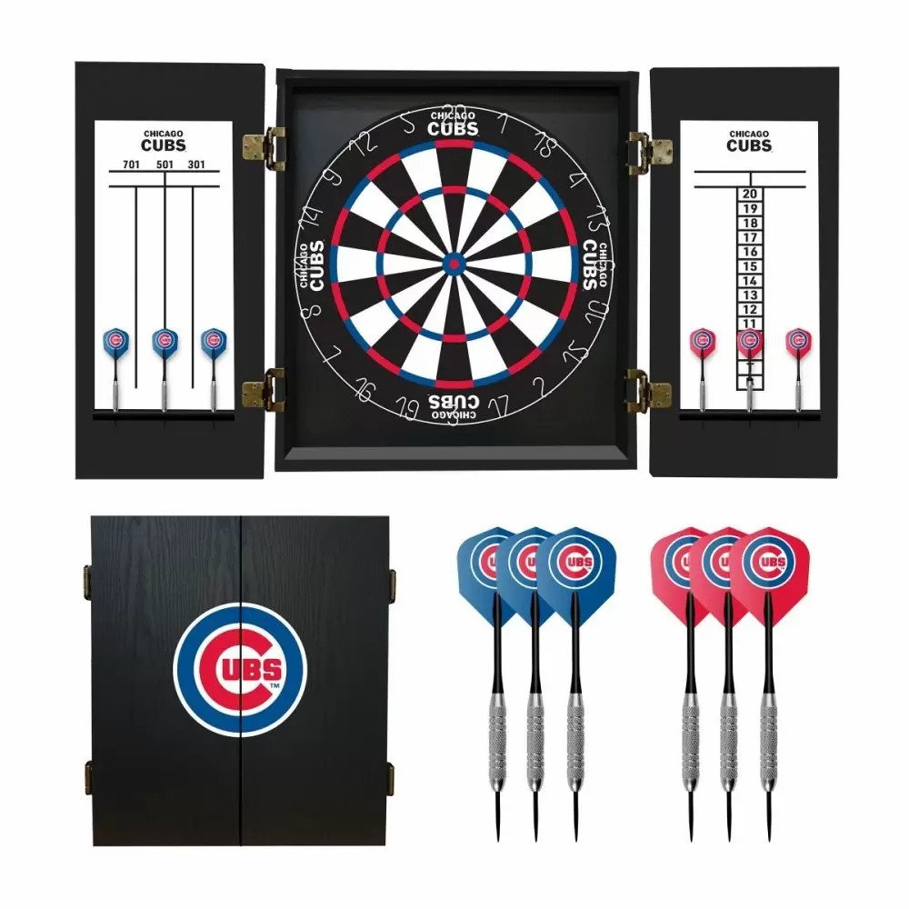 Imperial Chicago Cubs Fan's Choice Dartboard Set