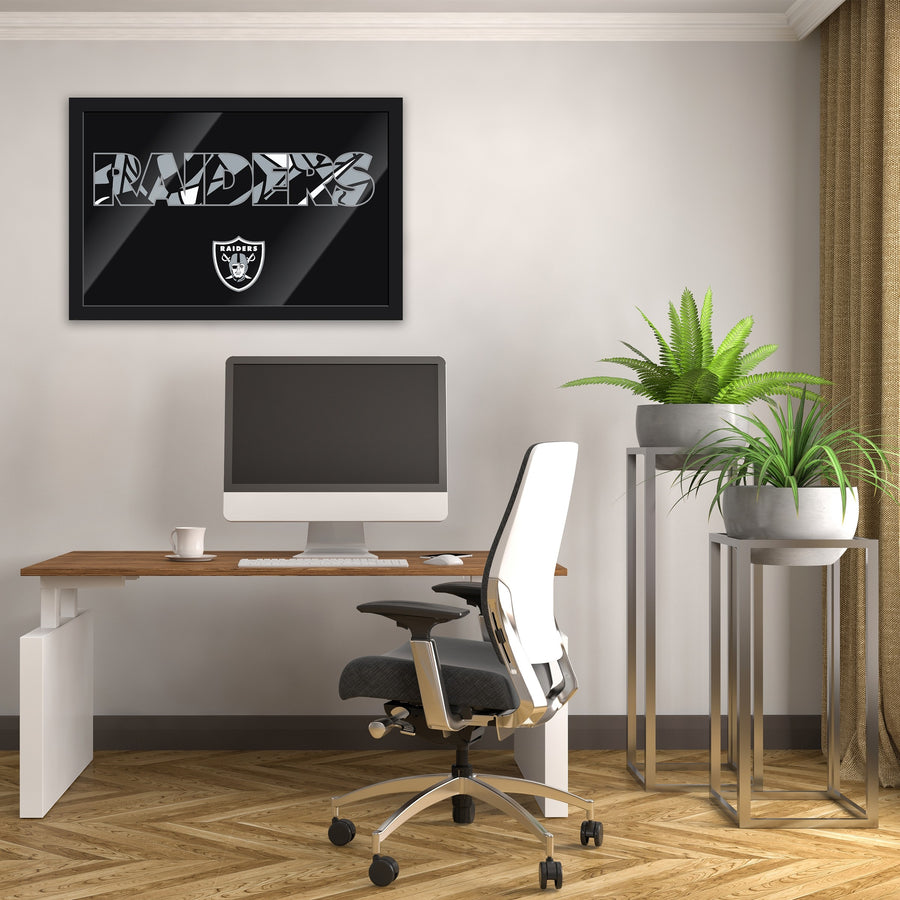 Imperial Las Vegas Raiders Framed Modern Wall Art – Game World Planet