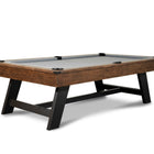 Nixon Hunter 7' Slate Pool Table in Brushed Walnut Finish w/ Dining Top Option