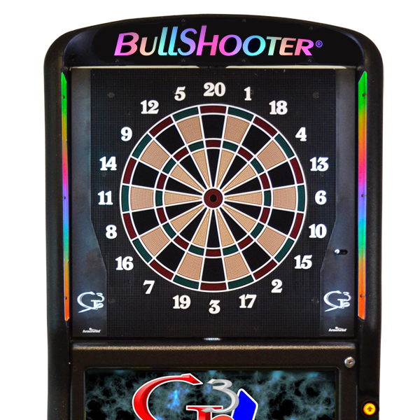 Arachnid Galaxy 3 PLUS Dartboard Coin Operated in Black – Game Arachnid Galaxy 3 PLUS Dartboard Coin Operated in Black – Game