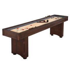 Carmelli Austin 9' Shuffleboard Table in Mahogany Finish