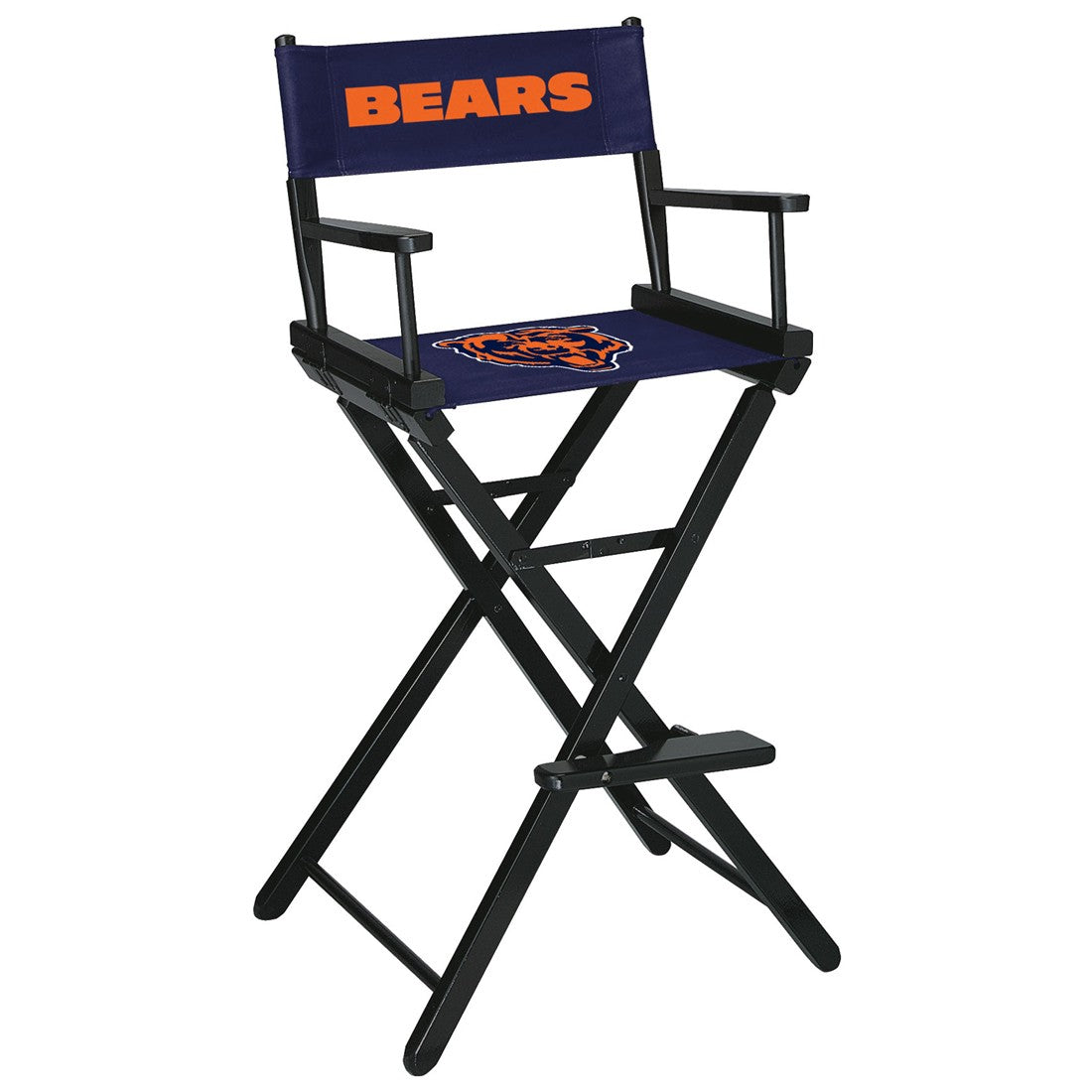 Imperial Chicago Bears Bar Height Directors Chair