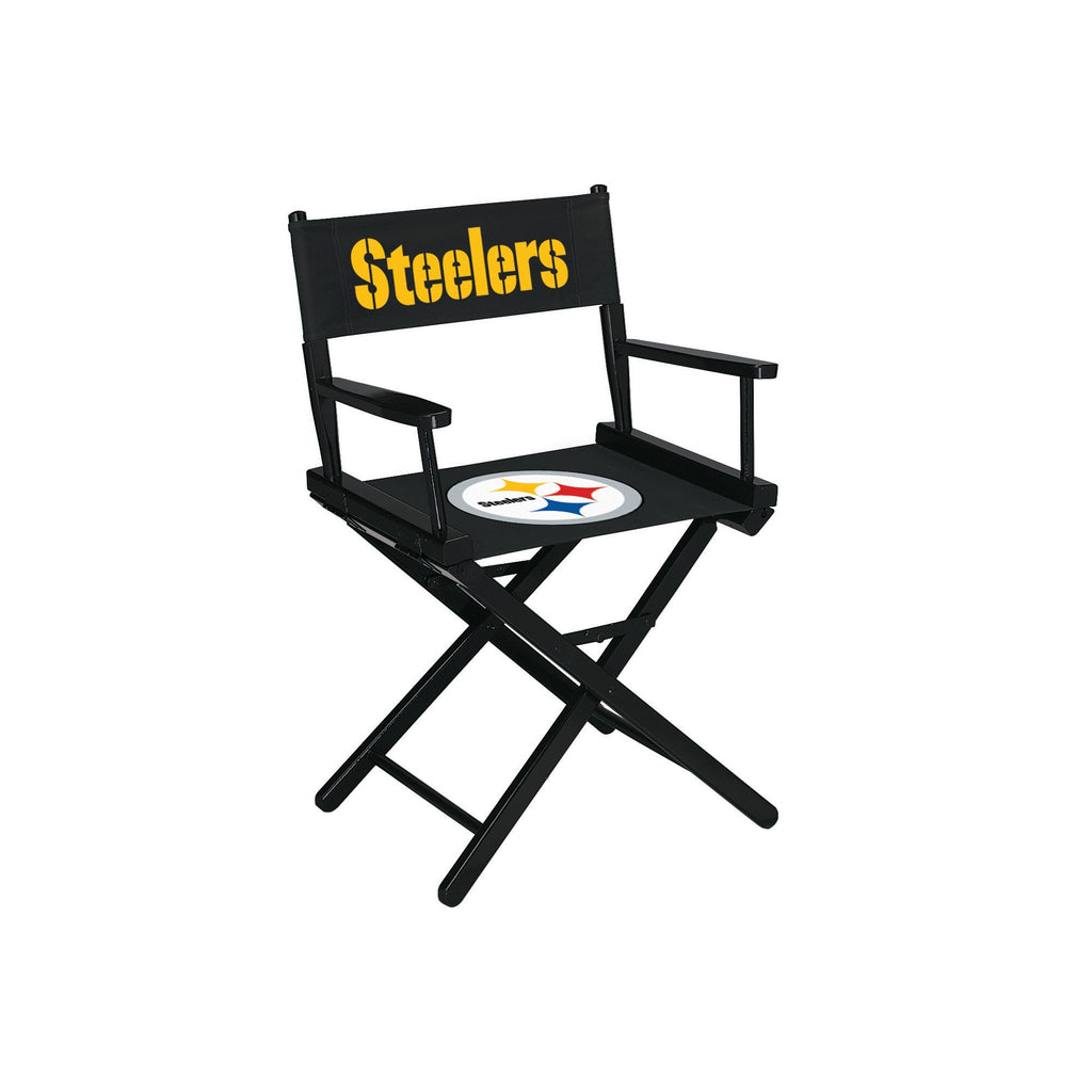 Imperial Pittsburgh Steelers Table Height Directors Chair