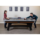 Hathaway Trailblazer 7' Air Hockey Table in Black/Orange