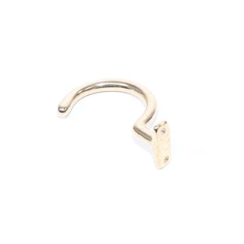 Imperial Solid Brass Bridge Hook by Imperial—an ideal pool table accessory with flat mounting plate.