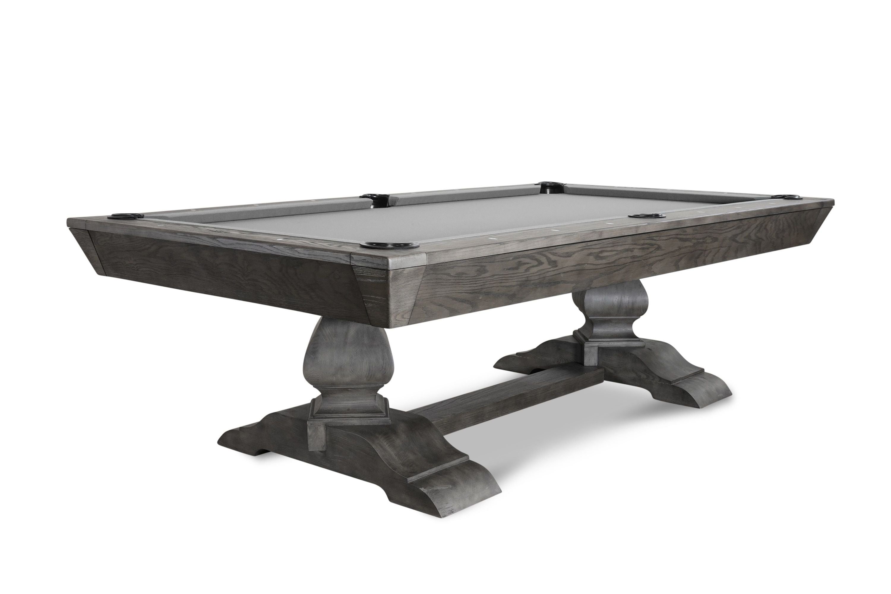 Nixon Birdy 7' Slate Pool Table in Grayson Grey by Nixon Billiards, dining top option available.