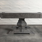 Nixon Birdy 8' Slate Pool Table in Grayson Grey by Nixon Billiards, dining top option shown.