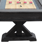 Playcraft Brazos River 16' Pro-Style Shuffleboard Table in Weathered Black