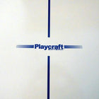 Playcraft Extera logo with blue lines, inspired by the 12' Silver Outdoor Shuffleboard Table.