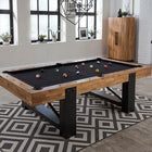 American Heritage Billiards Knoxville 8' Slate Pool Table in Acacia