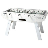 Rene Pierre Match Foosball Table in White—stylish addition to any modern game room.