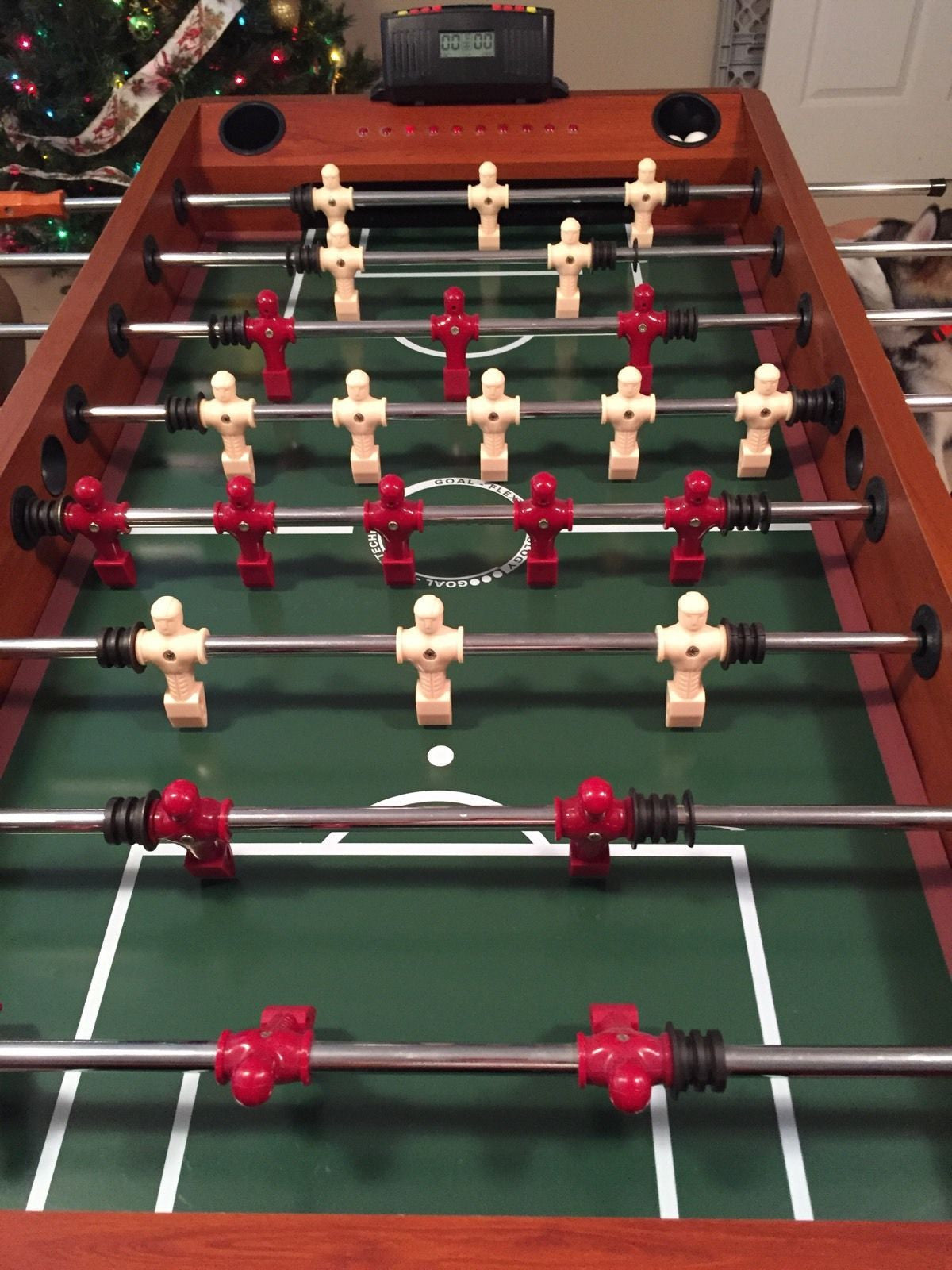 Playing Field on DMI Sports Foosball Table with Goal Flex called American Legend Advantage 56" which is available at Foosball Planet