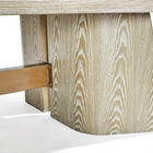 Close-up of Brunswick Billiards Sagrada 8' Slate Pool Table in Sandwashed base and support.