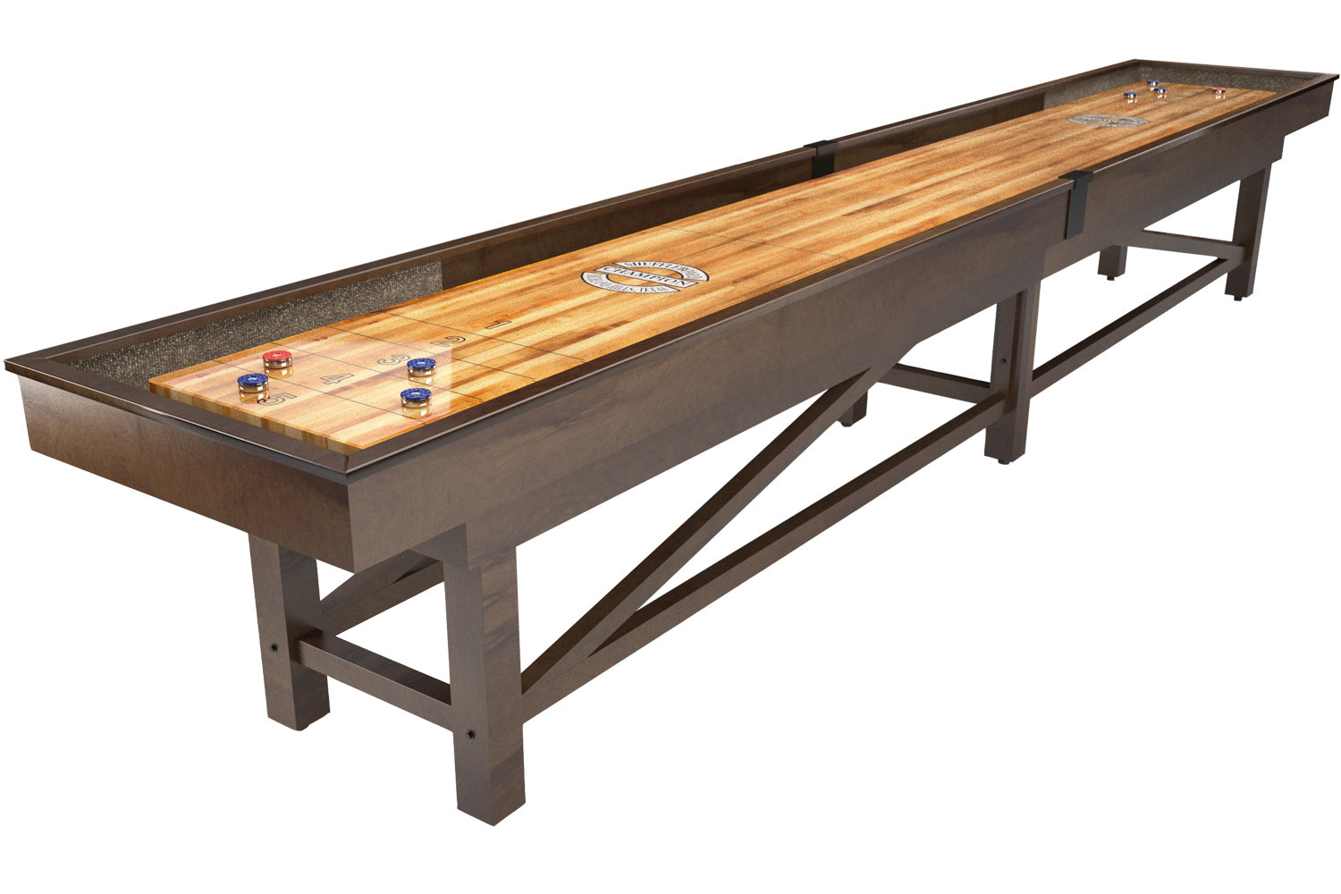 Champion Sheffield 16' Shuffleboard Table (Wood)