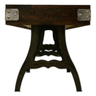 Venture Williamsburg 12' Shuffleboard Table with hardwood top and black metal legs.