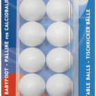 Pack of 10 white balls for Tornado T-3000 Foosball Table, plastic/cardboard packaging.
