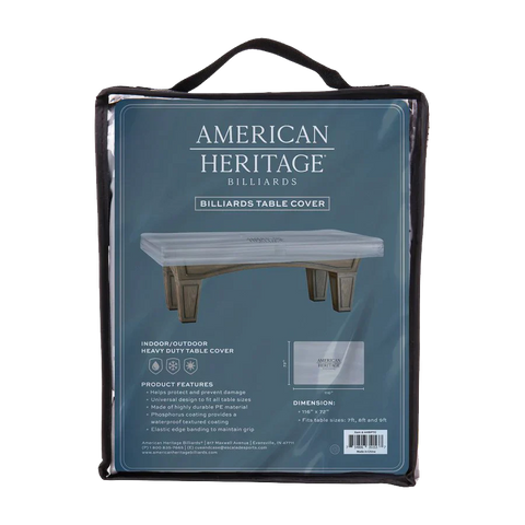 American Heritage Indoor/Outdoor Protective Pool Table Cover