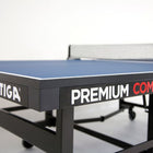 Close-up of the Stiga Premium Compact Table Tennis Table (ITTF approved) with net.