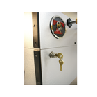 Close-up of the Tornado T-3000 Foosball Table in silver, featuring coin operation and logo.