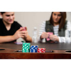 Hathaway Kingston 3-in-1 Poker Table in Walnut w/ 4 Arm Chairs