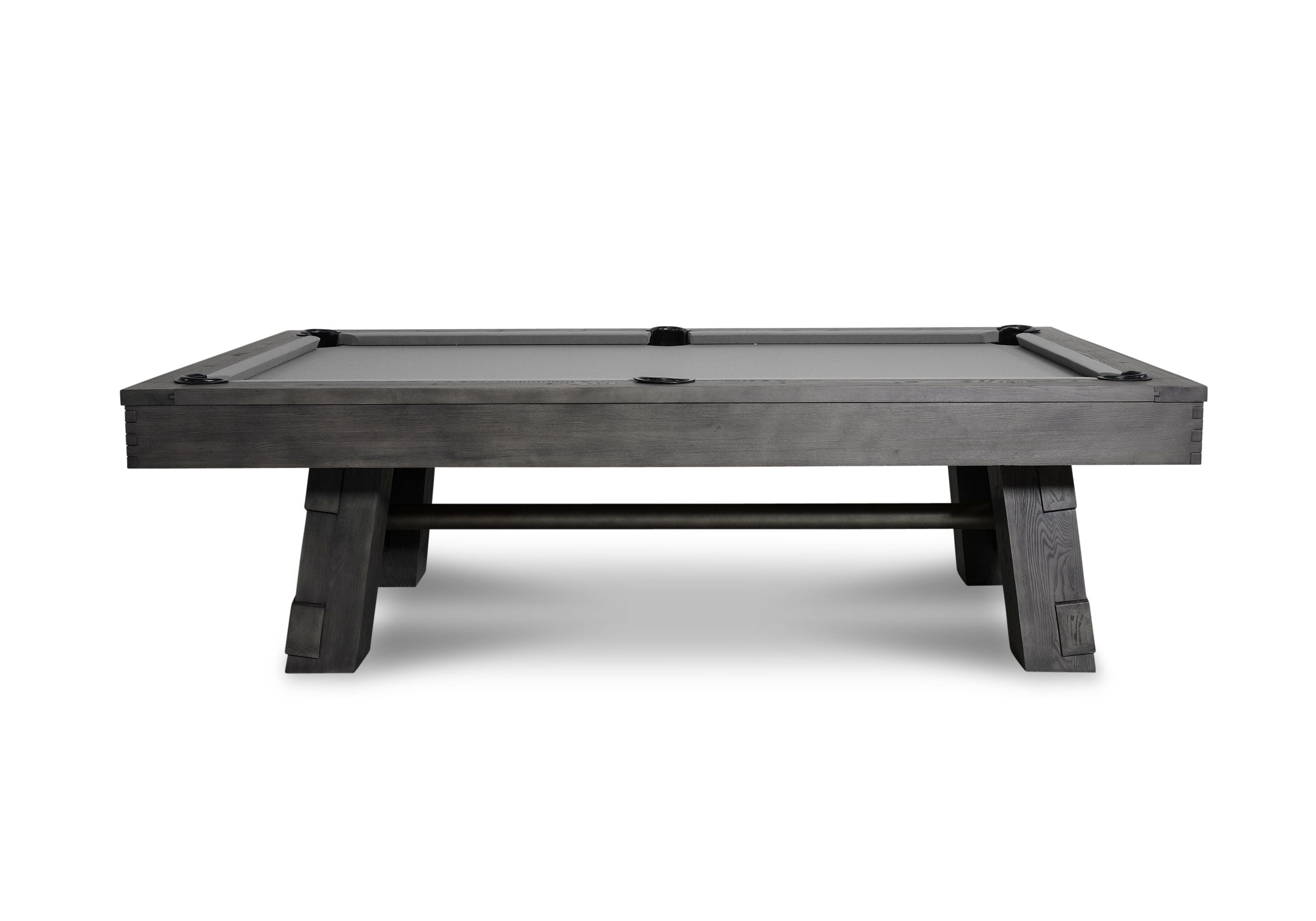 Nixon Georgia 8' Slate Pool Table in Grayson Grey by Nixon Billiards, sturdy and modern.