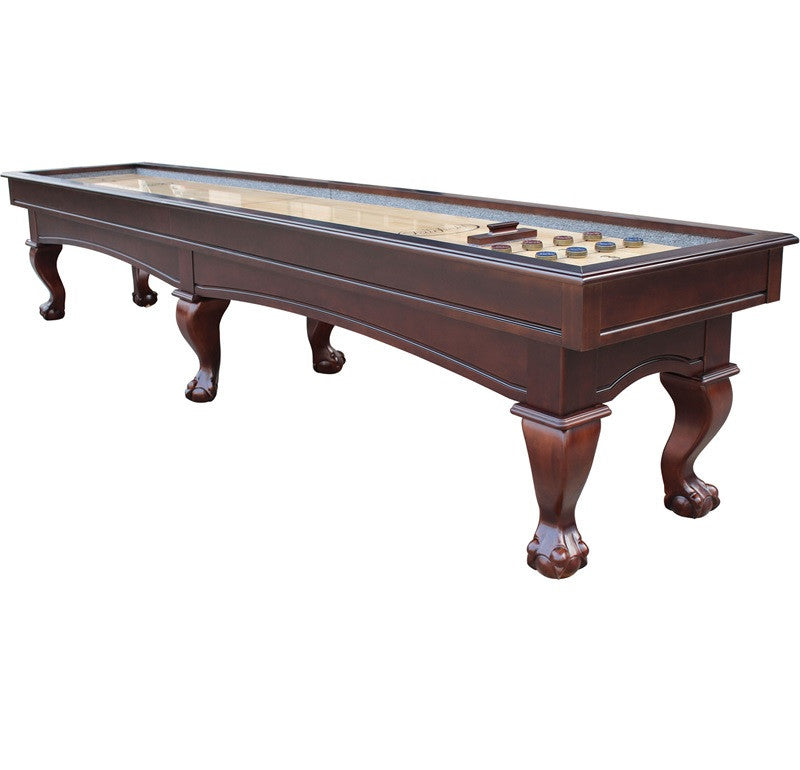 Playcraft Charles River 12' Pro-Style Shuffleboard Table in Espresso
