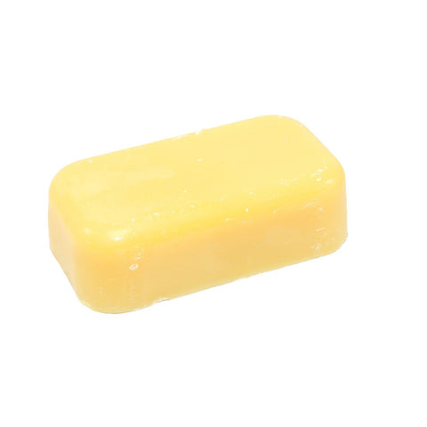 Imperial Bees Wax Filler 1 lb brick in yellow on a white background.